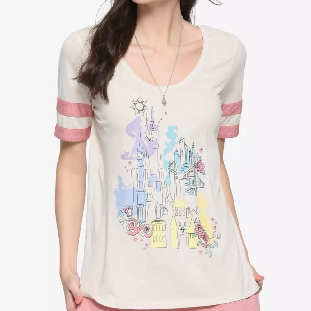 Her Universe Destiny Disney Princess Castle T Shirt Women’s Size XL